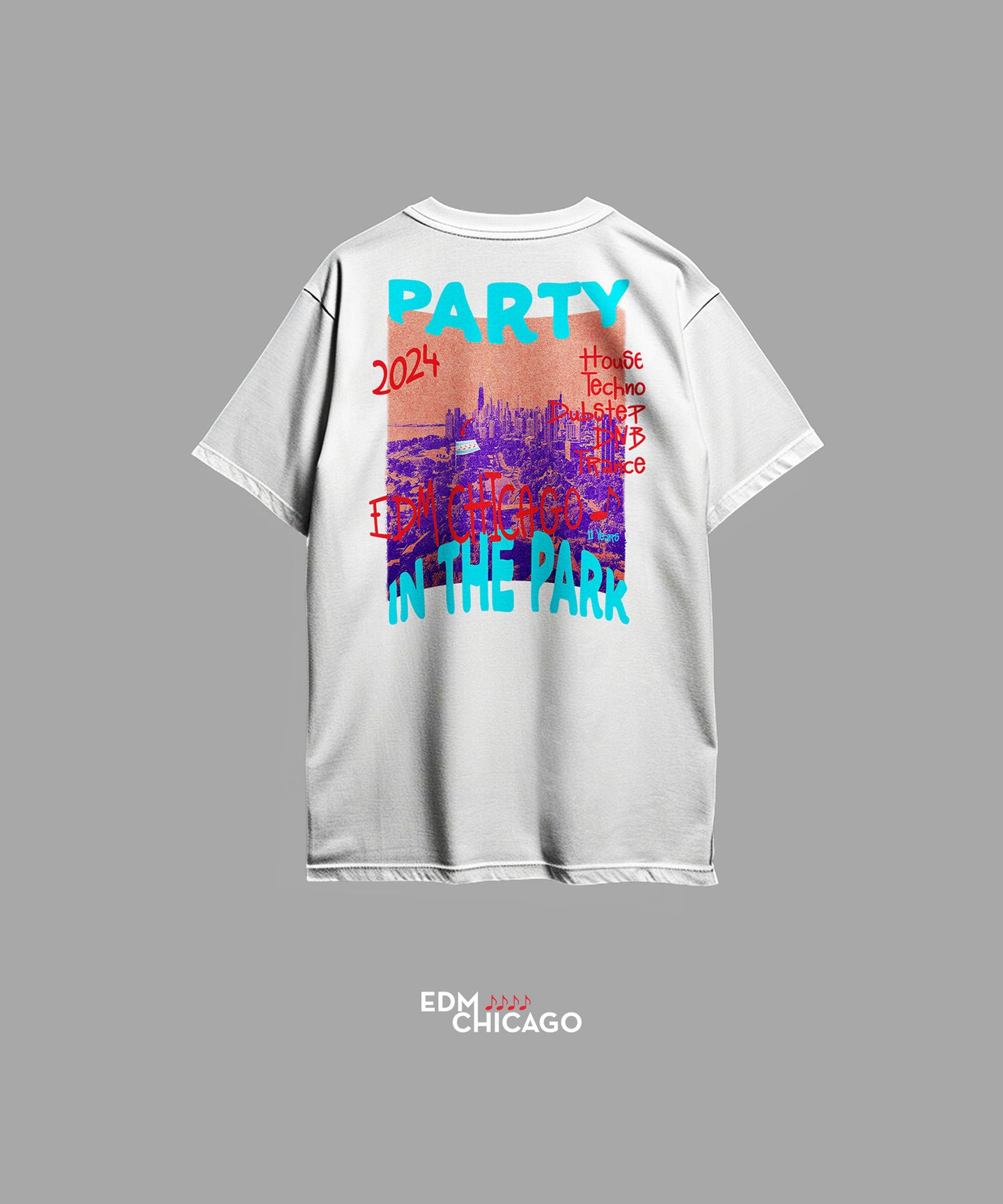 Party in the Park T-Shirt in White